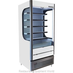 Beverage Air VMHC-12-1-W Merchandiser, Open Refrigerated Display