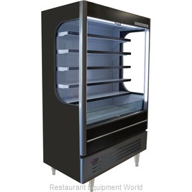 Beverage Air VMHC-18-1-B Merchandiser, Open Refrigerated Display