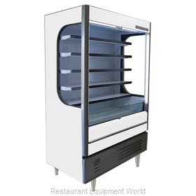 Beverage Air VMHC-18-1-W Merchandiser, Open Refrigerated Display