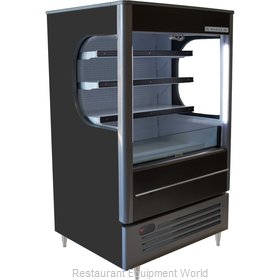 Beverage Air VMHC-7-1-B Merchandiser, Open Refrigerated Display