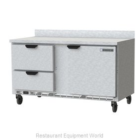 Beverage Air WTFD60AHC-2 Freezer Counter, Work Top