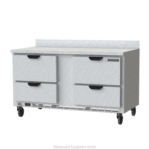 Beverage Air WTFD60AHC-4 Freezer Counter, Work Top