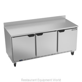 Beverage Air WTR72AHC Refrigerated Counter, Work Top