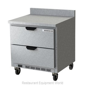 Beverage Air WTRD32AHC-2-FIP Refrigerated Counter, Work Top