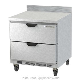 Beverage Air WTRD32AHC-2 Refrigerated Counter, Work Top