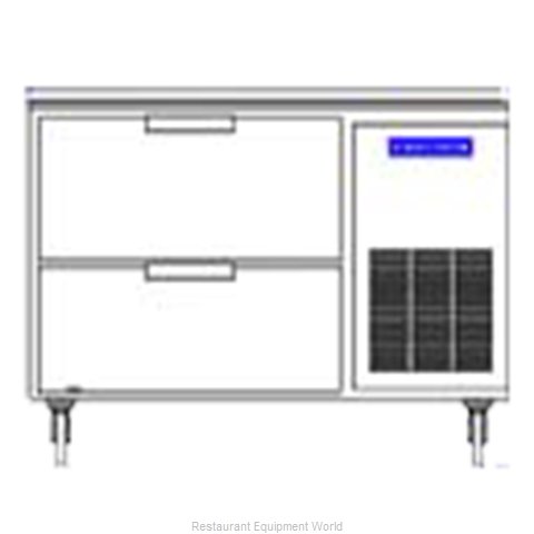Beverage Air WTRD46A-2 Refrigerated Counter, Work Top