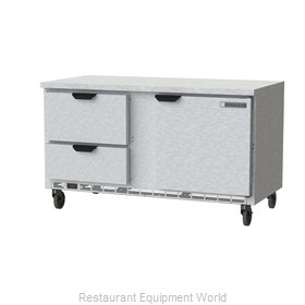 Beverage Air WTRD60AHC-2-FLT Refrigerated Counter, Work Top