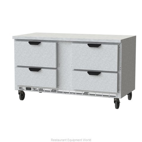 Beverage Air WTRD60AHC-4-FLT Refrigerated Counter, Work Top