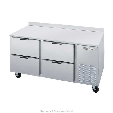 Beverage Air WTRD67A-4 Refrigerated Counter, Work Top