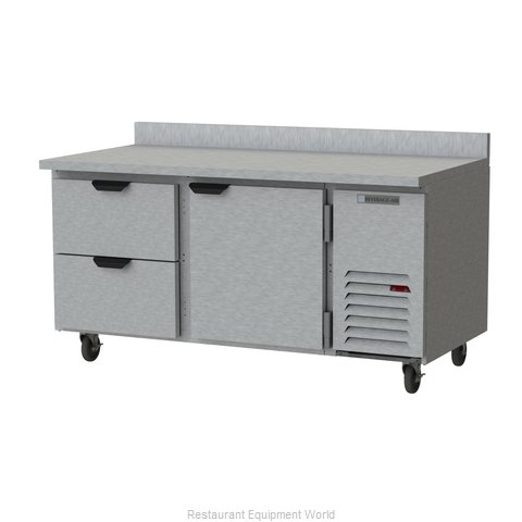 Beverage Air WTRD67AHC-2 Refrigerated Counter, Work Top