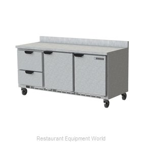 Beverage Air WTRD72AHC-2-FIP Refrigerated Counter, Work Top