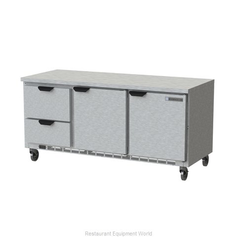 Beverage Air WTRD72AHC-2-FLT Refrigerated Counter, Work Top