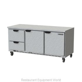 Beverage Air WTRD72AHC-2-FLT Refrigerated Counter, Work Top