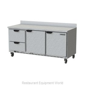 Beverage Air WTRD72AHC-2 Refrigerated Counter, Work Top