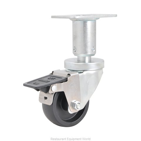 BK Resources 3SBR-R1PT-PH-TAB-4 Casters (Magnified)