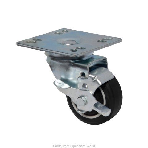 BK Resources 3SBR-UP4-PLY-PS4 Casters (Magnified)