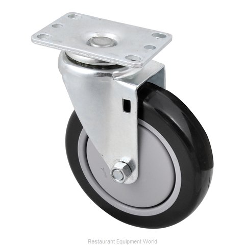 BK Resources 5SBR-1PT-PLY-TLB Casters (Magnified)
