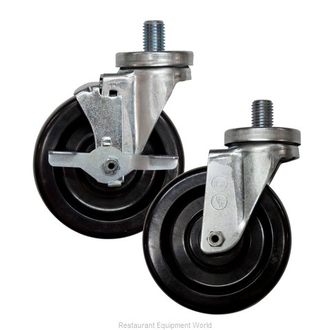 BK Resources 5SBR-9ST-PH-4 Casters (Magnified)