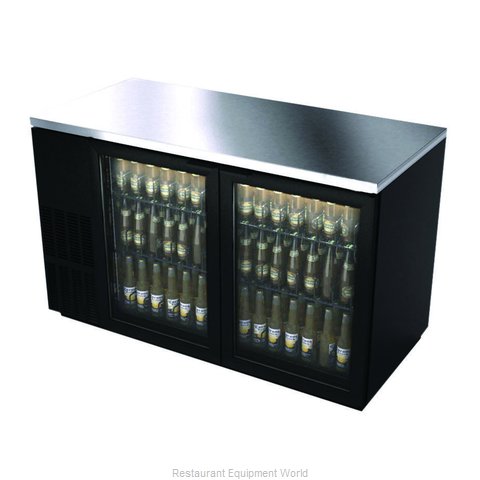 BK Resources BB-2G-59 Back Bar Cabinet, Refrigerated