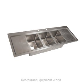 BK Resources BK-DIS-1014-3-12T-PG Sink, Drop-In