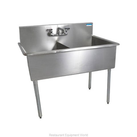 BK Resources BK8BS-2-18-12 Sink, (2) Two Compartment