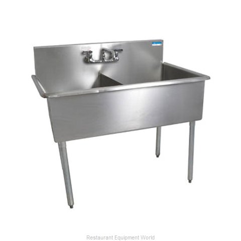 BK Resources BK8BS-2-1821-12 Sink, (2) Two Compartment