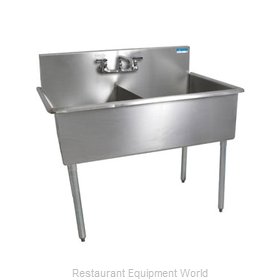 BK Resources BK8BS-2-24-12 Sink, (2) Two Compartment