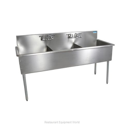 BK Resources BK8BS-3-24-12 Sink, (3) Three Compartment