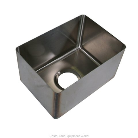 BK Resources BKFB-1410-8-14 Sink Bowl, Weld-In / Undermount (Magnified)