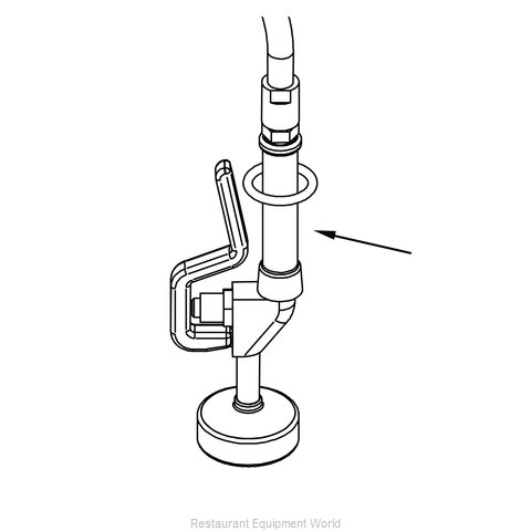 BK Resources BKH-HANDLE Pre-Rinse Faucet, Parts & Accessories