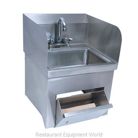 BK Resources BKHS-D-1410-SKTS-P-G Sink, Hand