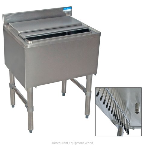 BK Resources BKIB-CP8-2412-21S Underbar Ice Bin/Cocktail Unit