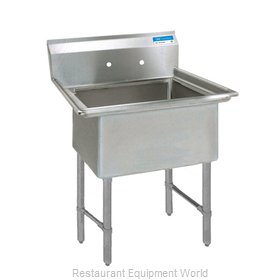 BK Resources BKS-1-15-14S Sink, (1) One Compartment