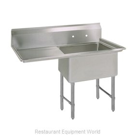BK Resources BKS-1-1620-12-18LS Sink, (1) One Compartment