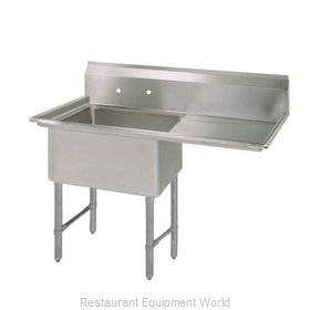 BK Resources BKS-1-1620-12-18RS Sink, (1) One Compartment