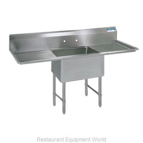 BK Resources BKS-1-1620-12-18TS Sink, (1) One Compartment
