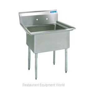 BK Resources BKS-1-1620-12 Sink, (1) One Compartment