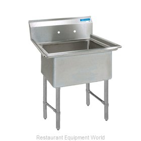 BK Resources BKS-1-1620-12S Sink, (1) One Compartment