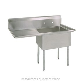 BK Resources BKS-1-18-12-18L Sink, (1) One Compartment