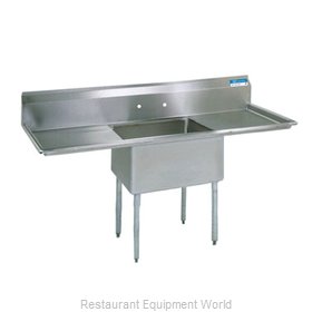 BK Resources BKS-1-1824-14-24T Sink, (1) One Compartment