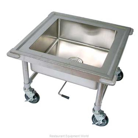 BK Resources BKS-1-SK-20-8-ME Soak Sink, Portable