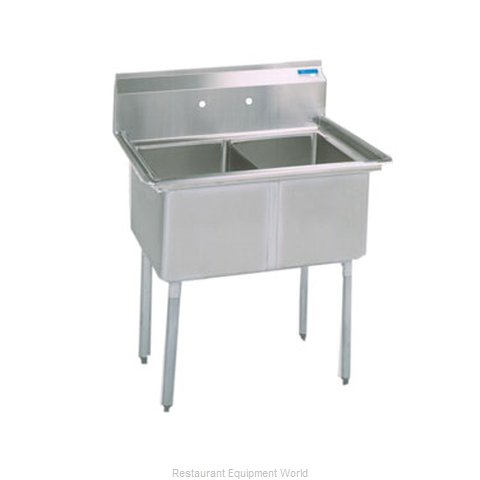 BK Resources BKS-2-18-12 Sink, (2) Two Compartment