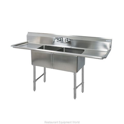 BK Resources BKS-2-20-12-18TS Sink, (2) Two Compartment