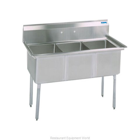 BK Resources BKS-3-15-14 Sink, (3) Three Compartment