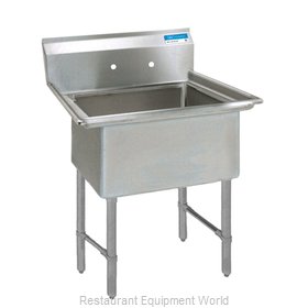 BK Resources BKS6-1-1620-14S Sink, (1) One Compartment