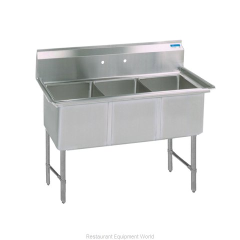 BK Resources BKS6-3-1620-14S Sink, (3) Three Compartment