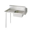 Mesa de Recibo de Loza, Sucia
 <br><span class=fgrey12>(BK Resources BKSDT-36-L Dishtable, Soiled)</span>