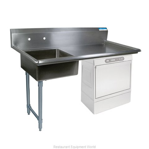 BK Resources BKUCDT-50-L-P-G Dishtable, Soiled, Undercounter