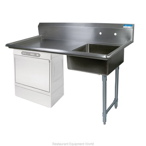 BK Resources BKUCDT-50-R-P-G Dishtable, Soiled, Undercounter