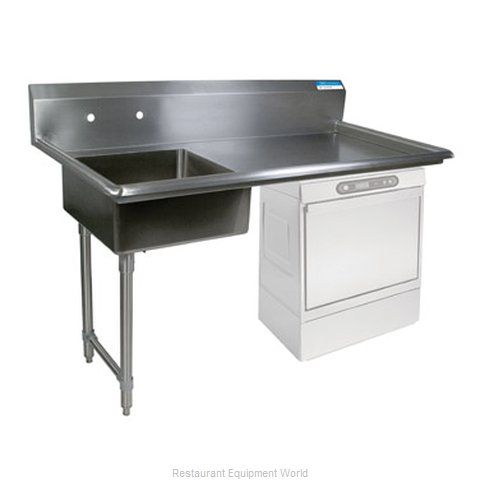 BK Resources BKUCDT-60-L-SS-P3-G Dishtable, Soiled, Undercounter